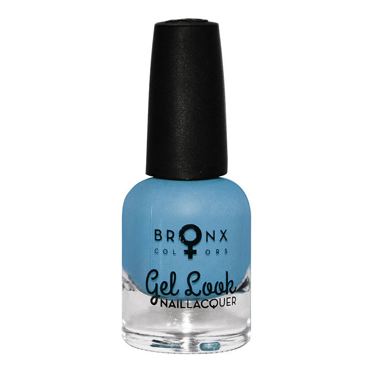 BRONX GEL LOOK NAIL LACQUER-NLGL11 AZURE BLUE