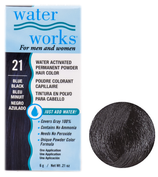 WATER WORKS TRAJNA BOJA ZA KOSU 21 BLUE BLACK-70923
