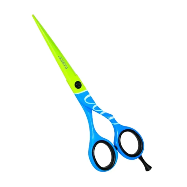 Kiepe Fluo Series Plavo-Zelene škare za šišanje id 5.5" inča