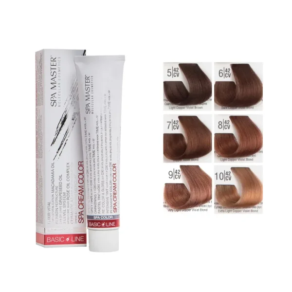 Spa Master Boje za kosu copper violet 100ml series