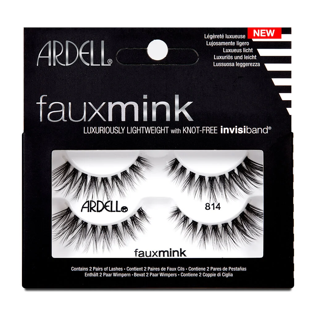 Fauxmink Lashes Twin Pack 2 Ardell umjetne trepavice Fauxmink Lashes 814 Twin Pack
