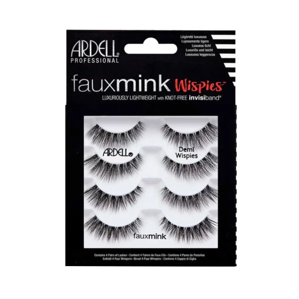 Ardell umjetne trepavice Fauxmink Lashes Demi Wispies Multipack