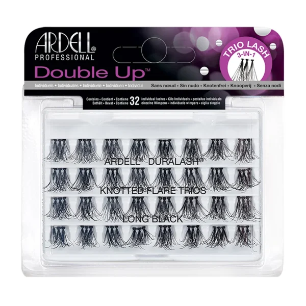 Ardell pojedinačne umjetne trepavice Double Up Knotted Flare Trios Long