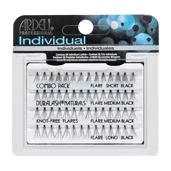 Ardell pojedinačne trepavice Individual Knot-Free Flare Combo Pack Black