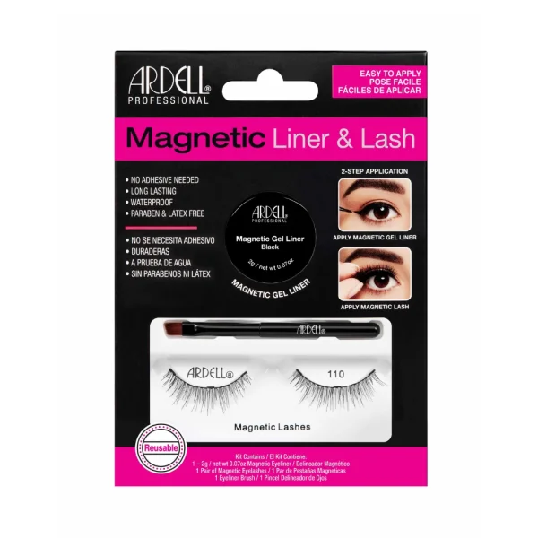 Ardelll magnetske umjetne trepavice Magnetic Liner and Lash 110 Black