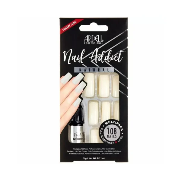 Ardell umjetni nokti Natural Square Long Mutipack