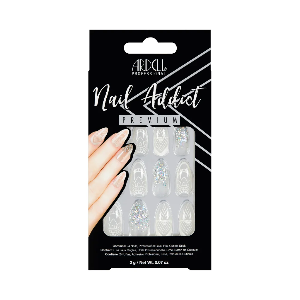 Nail Addict Premium 3 Ardell umjetni nokti Nail Addict Premium Glass Deco