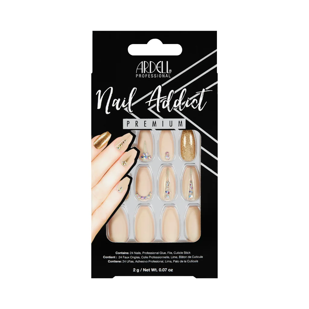 Nail Addict Premium 5 Ardell umjetni nokti Nail Addict Premium Nude Jeweled