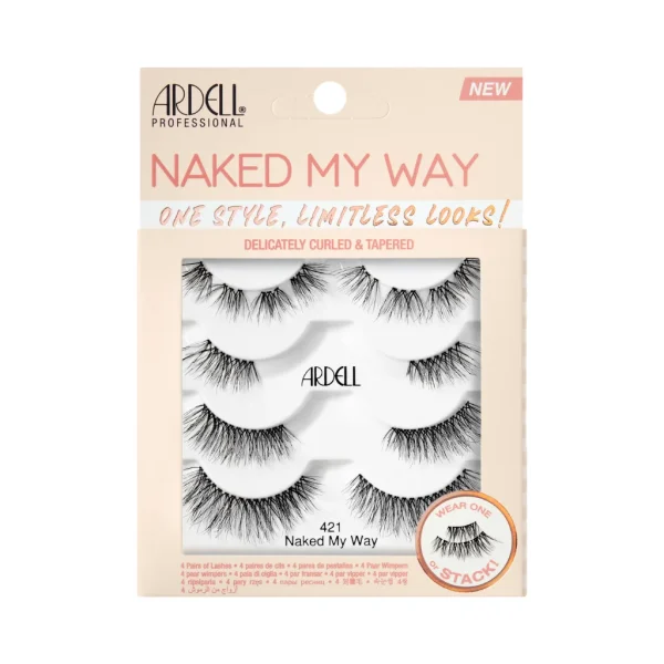 Ardell umjetne trepavice Naked My Way 421 Multipack