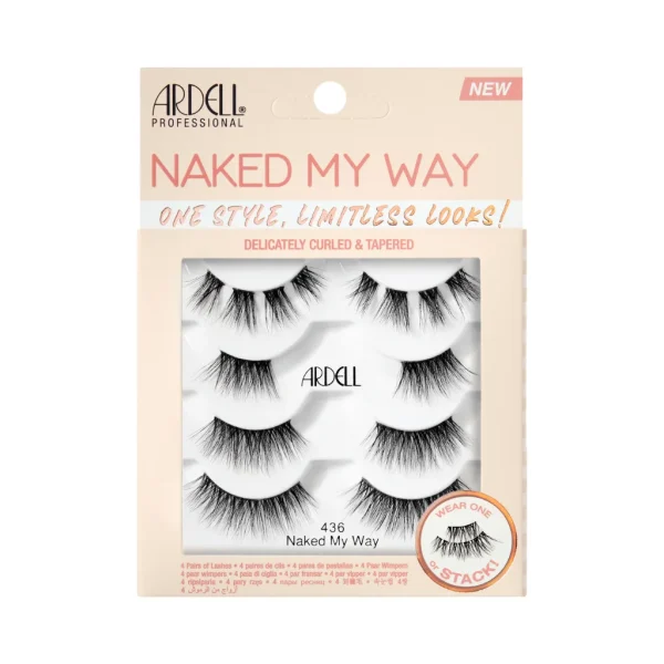 Ardell umjetne trepavice Naked My Way 436 Multipack