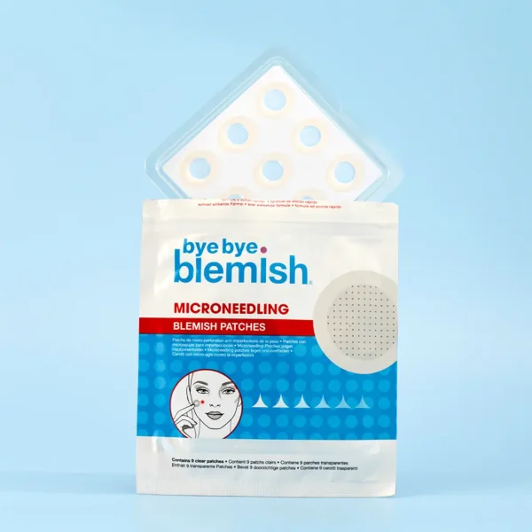 Unutanje pakiranje proizvoda Bye Bye Blemish Microneedling flastera za problematičnu kožu protiv akni od 9 komada