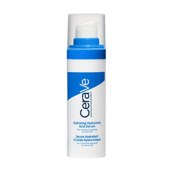 Pakiranje proizvoda Cerave hidratantni hijaluronski serum za lice i vrat od 30ml