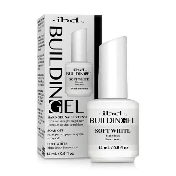 Pakiranje proizvoda IBD Led/UV Building gel za nokte nježno bijeli od 14 ml.