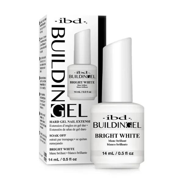 Pakiranje proizvoda IBD Led/UV Building gel za nokte svijetlo bijeli od 14 ml.