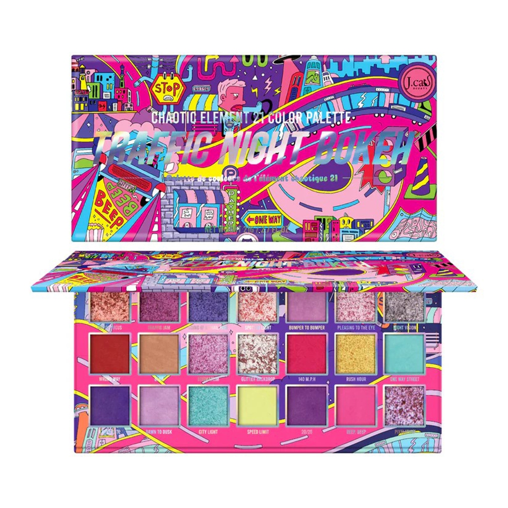 Chaotic Element 21 Color Palette 3 J.Cat Beauty Chaotic Element - Paleta s 21 Nijansom CEP103