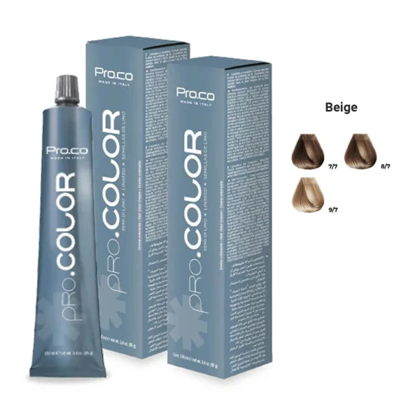 Pro.co boje za kosu beige 100ml