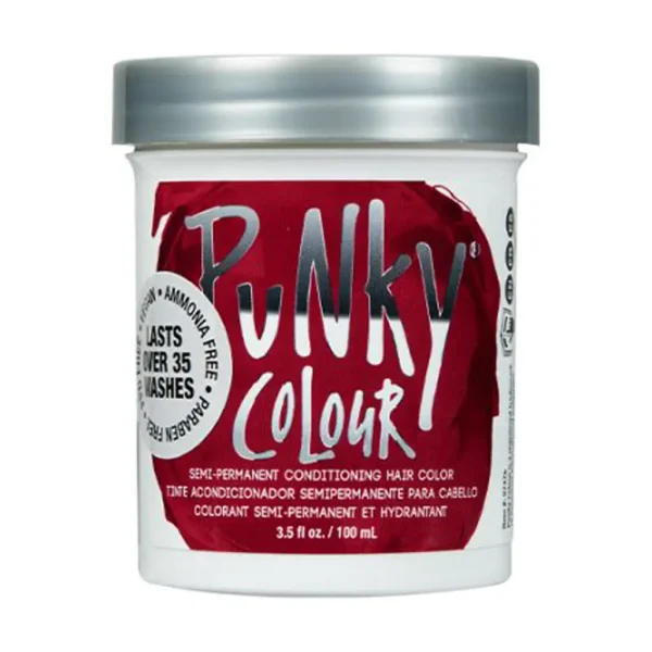 Punky Colour Semi-Permanent Conditioning Hair Color, Red Wine
