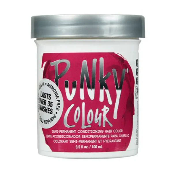 Punky Colour Semi-Permanent Conditioning Hair Color Rose Red
