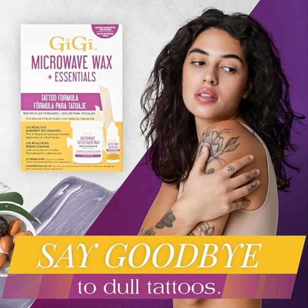 Microwave Tattoo Hard Wax Kit - Slika 6
