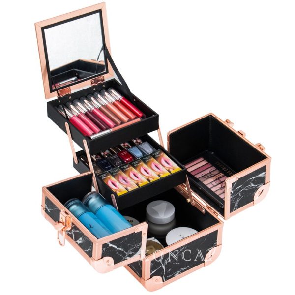 KONCAI MAKEUP KOFER - BLACK MARBLE