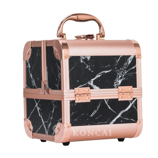 KONCAI MAKEUP KOFER - BLACK MARBLE KC-MB152B