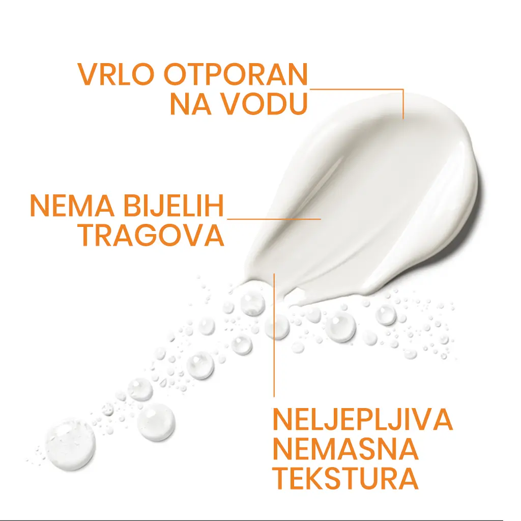 Anthelios Dermo-Pediatrics Lotion Wet Skin for Kids 2 vodootporna neljepljiva nemasna tekstura anthelios losiona spf50+