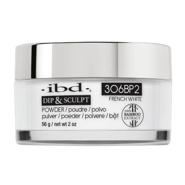 IBD Dip & Sculpt Powder French White - 62304
