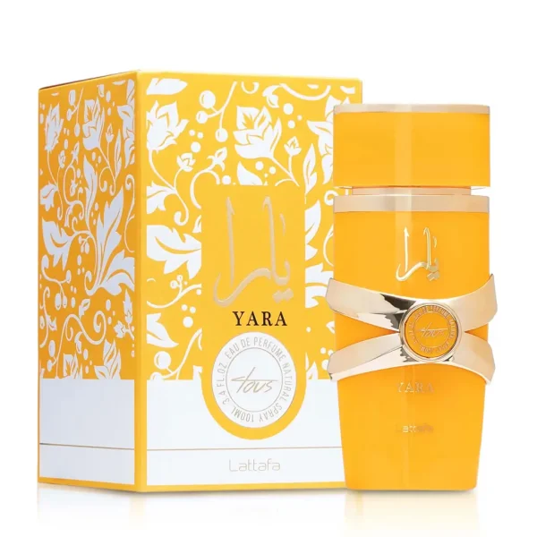 Pakiranje proizvoda Lattafa Yara Tous parfemska voda za žene 100ml.
