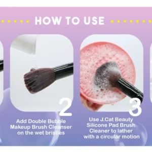 Double Bubble Makeup Brush Cleanser