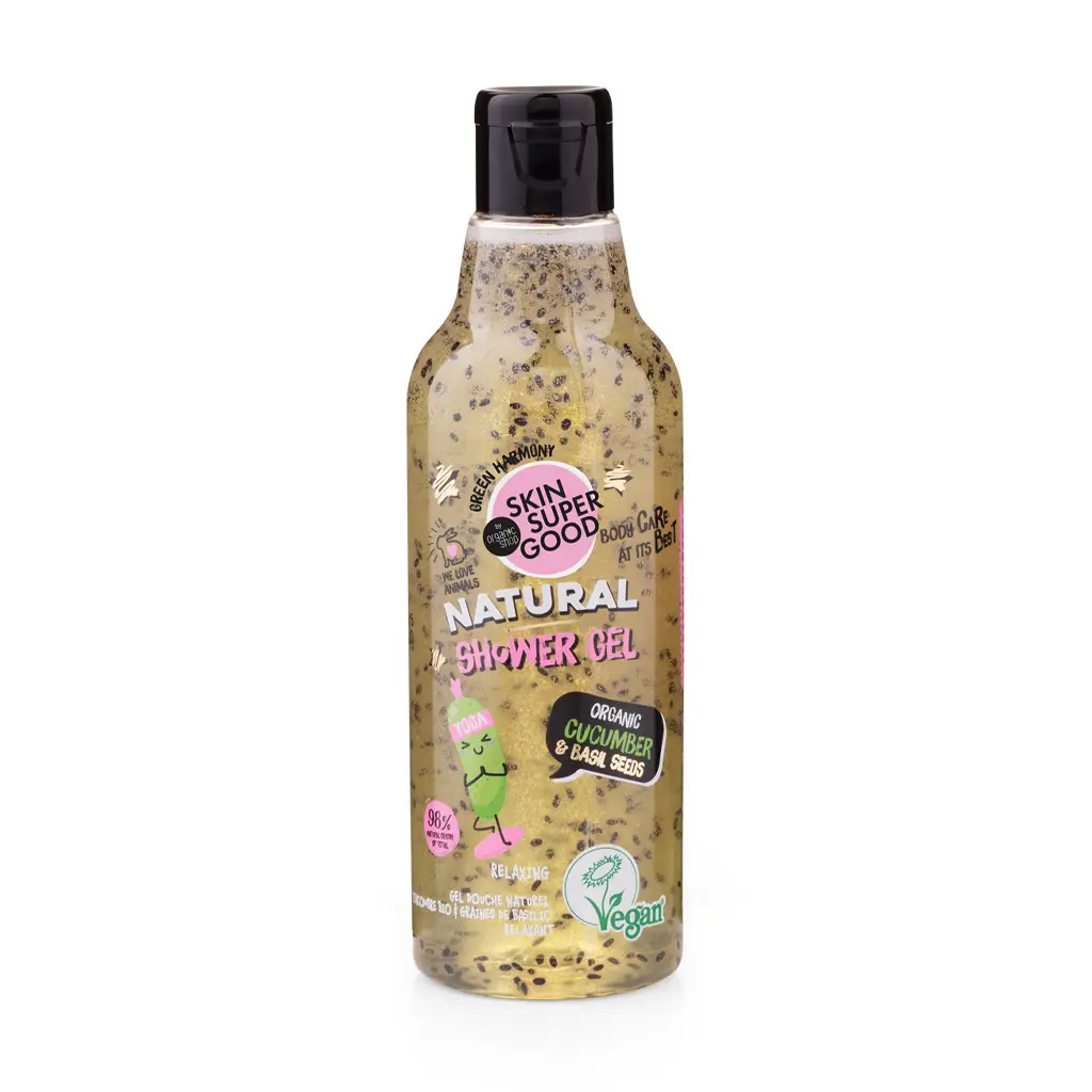 Skin Super Good Natural Shower Gel Cucumber & Basil Seeds