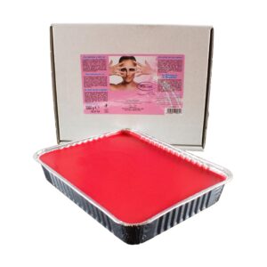 Pink depilatory hot wax