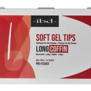 TIPSE ZA NOKTE IBD SOFT GEL TIPS long coffin