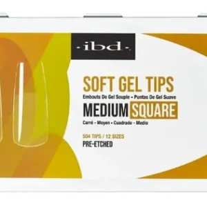 TIPSE ZA NOKTE IBD SOFT GEL TIPS  medium square