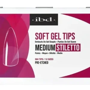 TIPSE ZA NOKTE IBD SOFT GEL TIPS  medium stiletto