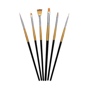 KIST ZA NAIL ART SET-zlatno crni