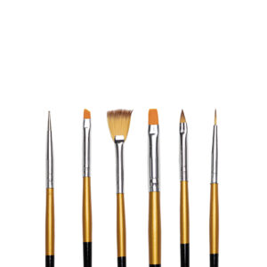 KIST ZA NAIL ART SET-zlatno crni